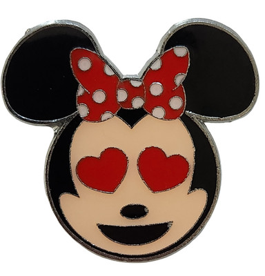 Disney Collector Trading Pin PP122053 Emoji Blitz Minnie Heart Eyes