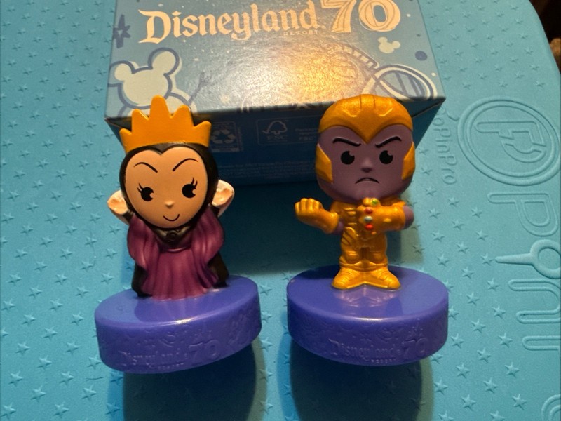 Disneyland 70th Anniversary McDonald’s Happy Meal #11 Evil Queen Thanos & Topper