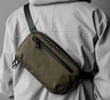 Alpaka NWT Army Green Elements Tech Case Mini Sling Bag Travel Commuter Utility