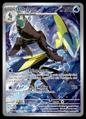 2025 Mega Evolution Series - Mega Evolution Inteleon Illustration Rare #142