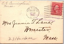 GOLDPATH: US MINI COVER 1916 MEXICO,MO.2C.MACHINE CANCEL CV919_P30