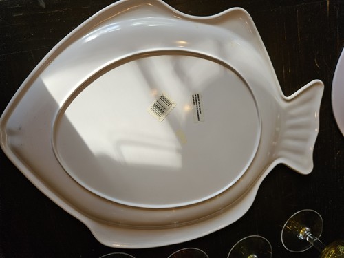 Set of 8 -Dacquari Glasses Multi Colored and 2 Festive Trays Box Of Umbrellas - Picture 8 of 16