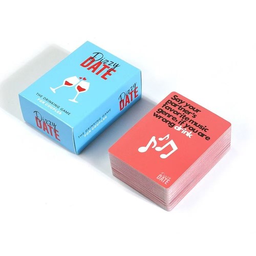 Dizzy Date Couples Drinking Game - Hilarious Spicy Date Night Card Game Couples - Picture 7 of 7