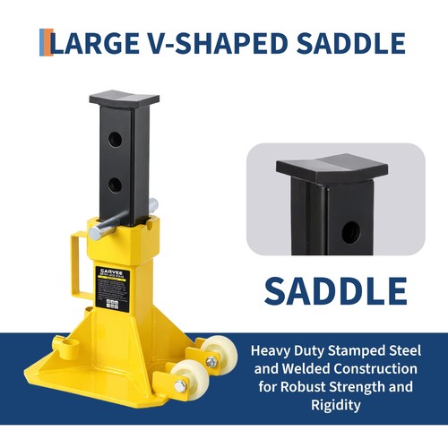 🔥22 Ton Steel Jack Auto Stand Pin Type Truck Jack Stands 13.8-19.7" Adjustable - Picture 7 of 31