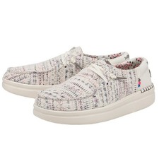 Hey Dude Ladies Wendy Rise BOHO WHITE 121940213 NEW IN BOX
