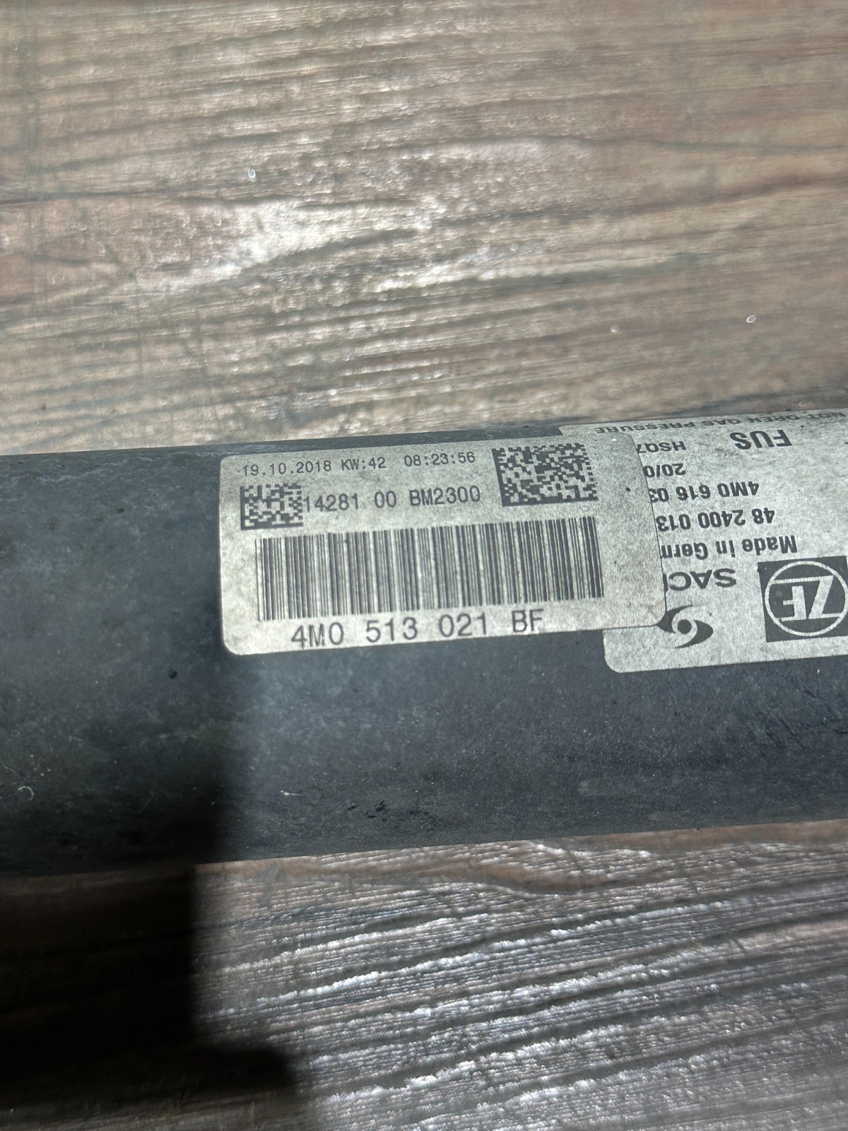 2018-2024 LAMBORGHINI URUS REAR LEFT STRUT SHOCK ABSORBER OEM 4M0 513 021 BF