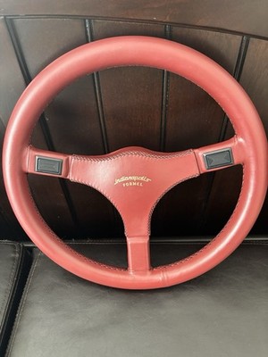 Italvolanti Steering Wheel  Imola Red 365mm NOS.  Unused In Mint Condition.