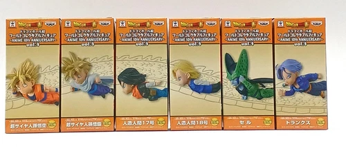 Dragon Ball WCF 30 Aniversario Vol.3 Set Super Saiyan Goku Gohan Cell Usado