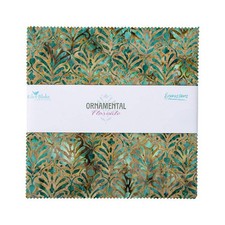 Expressions Batiks 10" Square Pack in Ornamental Floreale by Riley Blake