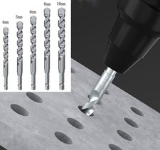 Carbide Masonry Drill Bits with Hex Shaft 4mm through 10mm for Tile Brick Wall