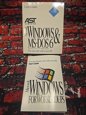 SET OF 2 Microsoft Windows For Workgroups  MS-DOS 6 User's Guide - Paperback