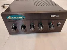 Crown 160MA 4 Input 4 Channel 60 Watt Powered Mixer/Amplifier for Paging Audio