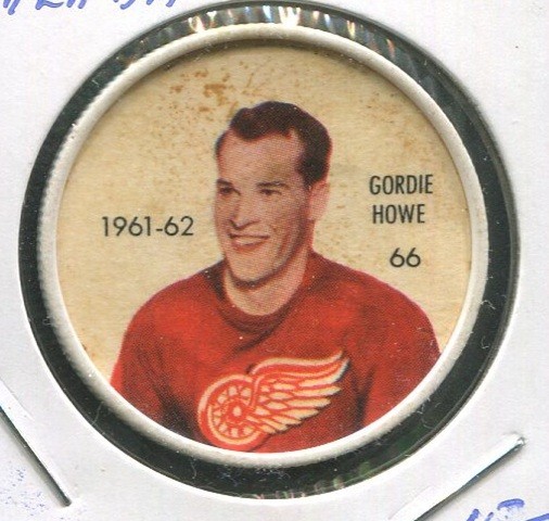 1961-62 Shirriff/Salada Coins #66 Gordie Howe