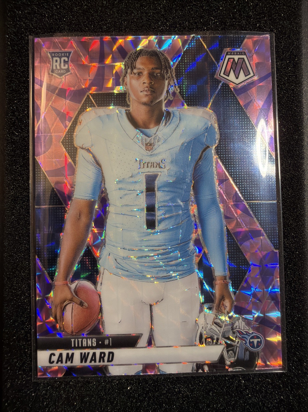 2025 Panini Mosaic - Cam Ward #272 Variation Reactive Purple