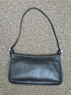 Vintage COACH Audrey Zip Bag #9071 Black Glove-Tanned Leather USA