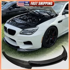 For 12-19 BMW 6 Series F06 F12 F13 M6 REAL CARBON Front Bumper Lip Spoiler BODY