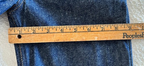 Jeans Levi 501 Vintage 1985 ~ 24 x 24 ~ Nuovo Vecchio Stock con etichette - Foto 5 di 7