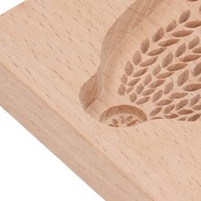 Carved Wooden Cookies Cutter Mold Kitchen Gingerbread Biscuit Press Stamp