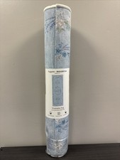 Ruggable 2.5  x7' Washable Bridgerton Aubrey Hall Garden Blue Runner Rug Washable