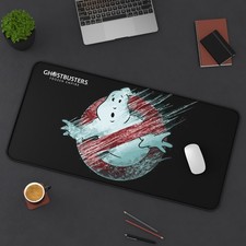Ghostbusters Frozen Empire | Fan Art personalizado | Alfombrilla de escritorio con bordes cosidos premium
