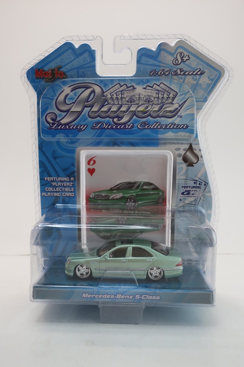 Maisto Playerz 1/64 メルセデス ベンツ3台セット Maisto Playerz 1:64 Diecast Light Green Mercedes-Benz S-Class | eBay
