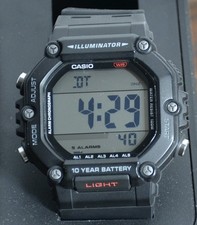 OROLOGIO AL QUARZO DIGITALE CASIO WR ILLUMINATOR 3570 AE - 1600 WH (TO-01)