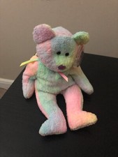 TY Retired Beanie Baby Groovy the Bear with Tag