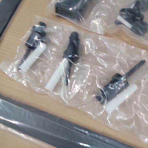 Kit de herrajes para puertas de granero negras de 60 pulgadas correas en I interiores pueden estar INCOMPLETAS CON DESCUENTO - Imagen 4 de 11