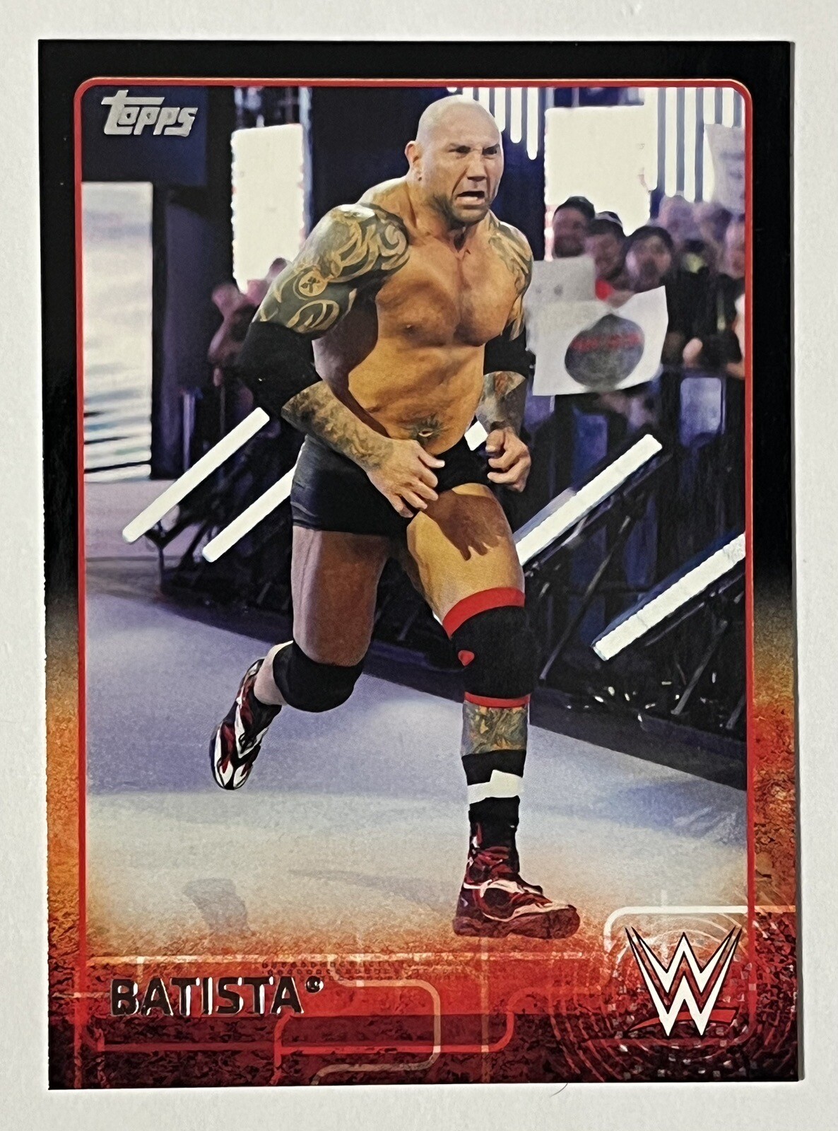 2015 Topps WWE Batista Black Parallel #6