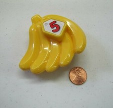 5 Bananas Bunch Leap Frog Count  Scan Grocery Food Shopping Replacement Piece