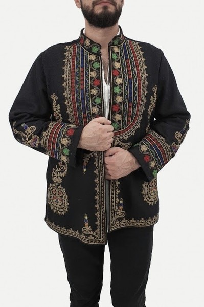 Chaqueta Bordada Hombre Étnica