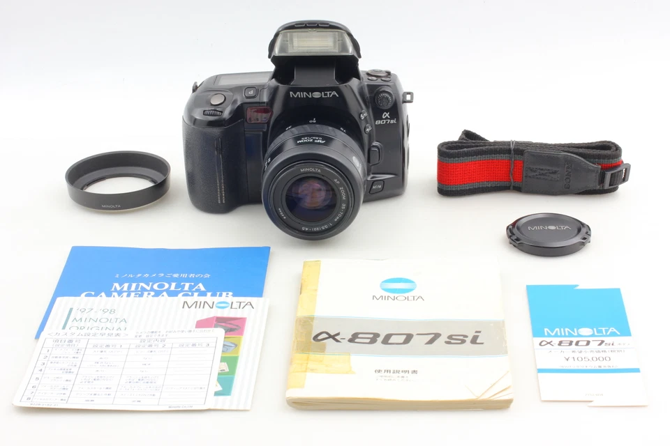 MINOLTA Dynax α 807si Film Camera AF 35-70mm F3.5-4.5 Lens JAPAN [READ Exc+4]  - Image 2 of 4