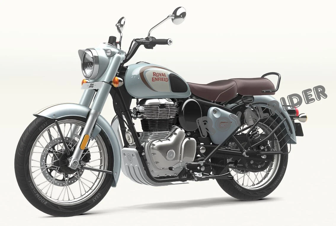 Fits Royal Enfield NEW CLASSIC 350 SILVER SUMPGUARD