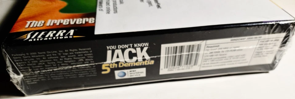 You Don't Know Jack 5th Dementia (PC, 2000) *NEW* RARE HTF MonsterFest Exclusive - Image 4 of 4