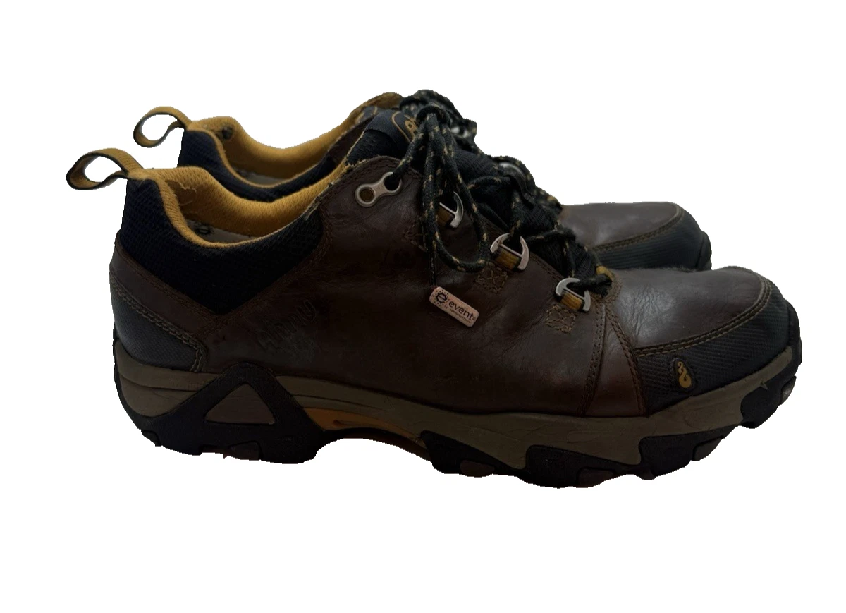 Ahnu‎ Lightweight Durable Men\'s Hiking Shoes 10.5 Grey Yellow Mesh Performance Gray Medium Width Hiking Shoes & Boots for Men 10.5 US for  main image 3