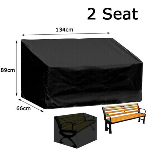 Heavy Duty Waterproof Outdoor Garden Bench Seat Cover For Furniture 2/3/4 Seater - Picture 13 of 15