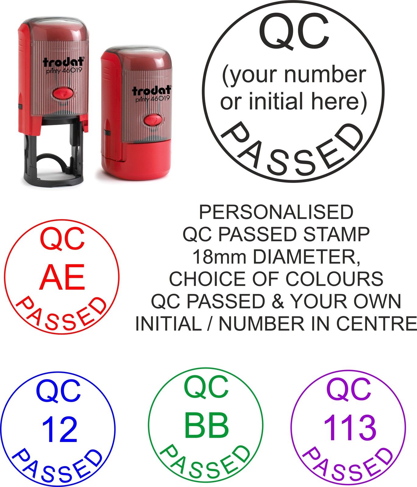 PERSONALISED QC PASSED SELF INKING RUBBER STAMP QUALITY CONTROL JOB personalised-qc-passed-self-inking-rubber-stamp-quality-control-job