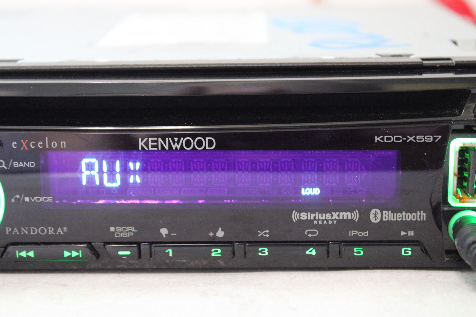 Kenwood KDCX597 CD MP3 Receiver Radio Stereo Bluetooth Pandora