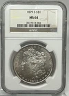 1879-S Morgan Silver Dollar MS64 NGC