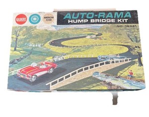 GILBERT AMERICAN FLYER AUTO-RAMA 1:32 HUMP BRIDGE KIT w/ Original Box! PN 19341