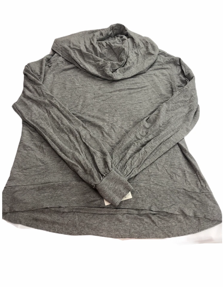 Moletom Feminino Aconchegante Gola Capuz Dormir - Gilligan & OMalley - Cinza - P - C456 - Imagem 2 de 2