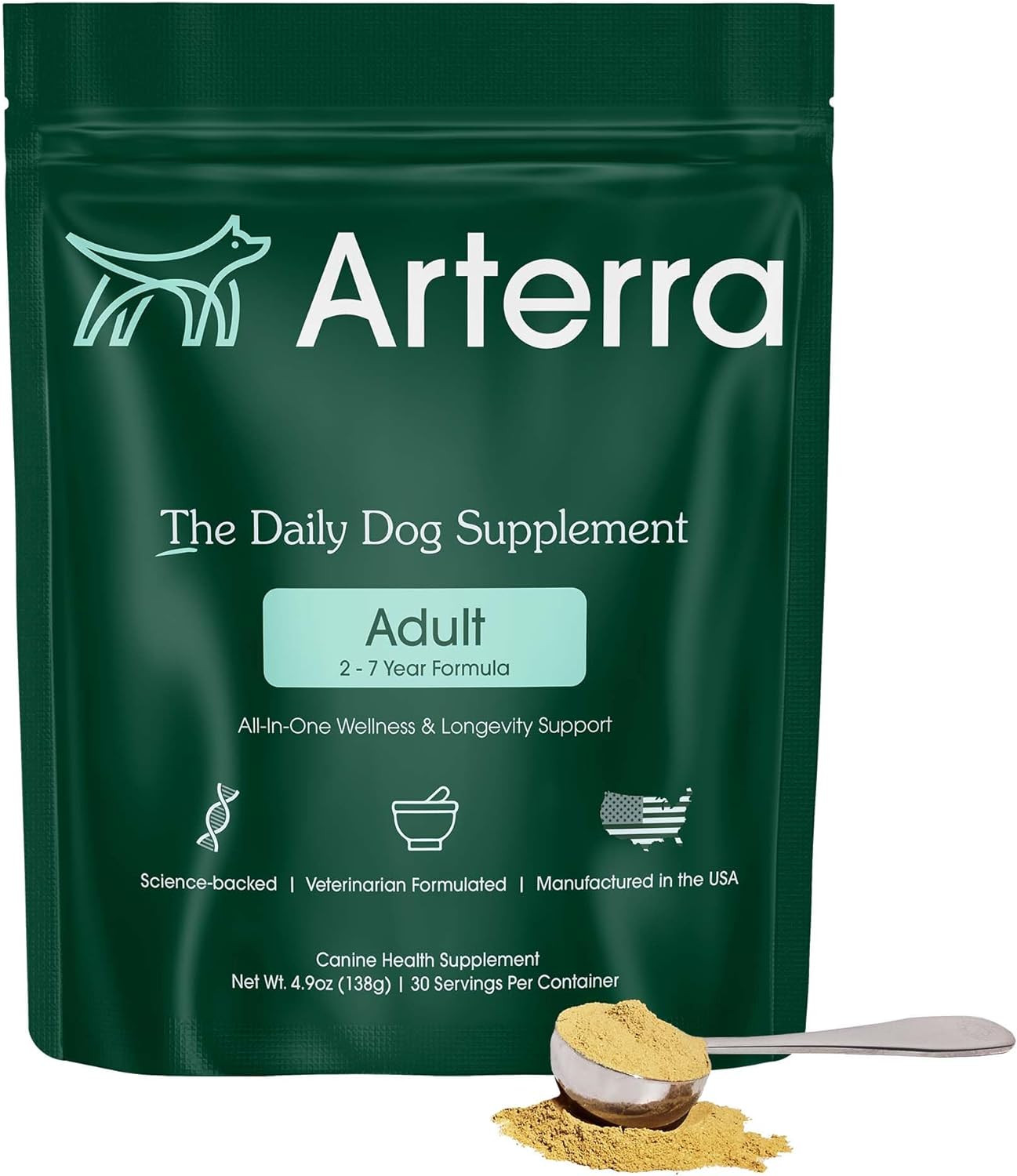 All-In-One Dog Supplement for Wellness and Longevity, 46 Ingredients for Joints,