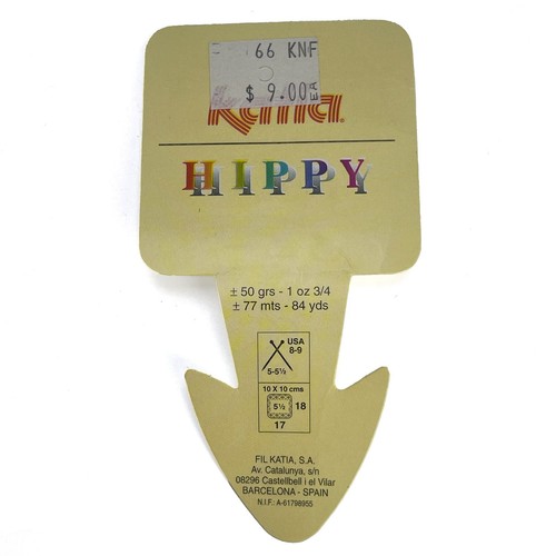 LOTE 22 madejas hilo KATIA Hippy 50 gr color #66 mezcla de lana blanco roto descontinuado - Imagen 6 de 11