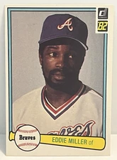 1982 Donruss Eddie Miller Atlanta Braves 425