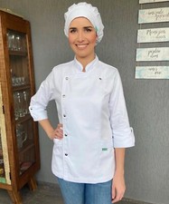 White Unisex Chef Coat