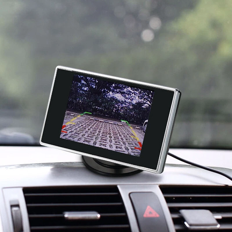 3.5 Inch LCD Color Auto Backup Monitor Night Vision Car Rear View Camera Kits - Image 3 of 4