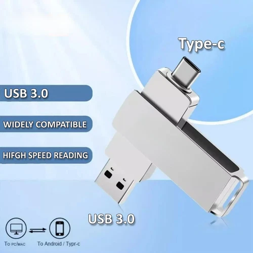 64TB USB Flash Drive - USB3.2 High Speed Transfer Metall Typ-C USB Flash Port - Bild 5 von 7