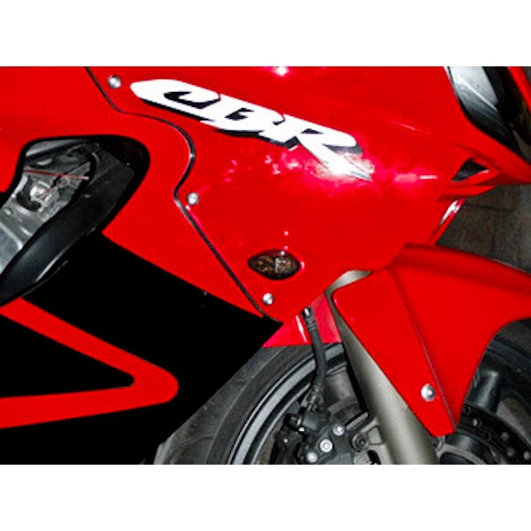 Lente de fumaça LED de montagem embutida sinais de seta para 2000-2006 Honda CBR 600 F3/F4/F4i - Imagem 2 de 3