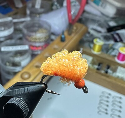 (12) Tungsten Crystal Meth Spawn Flies For Steelhead/Salmon and Trout