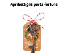 Regalo Natale: chiave apri-bottiglie porta fortuna, idee regalo Natale
